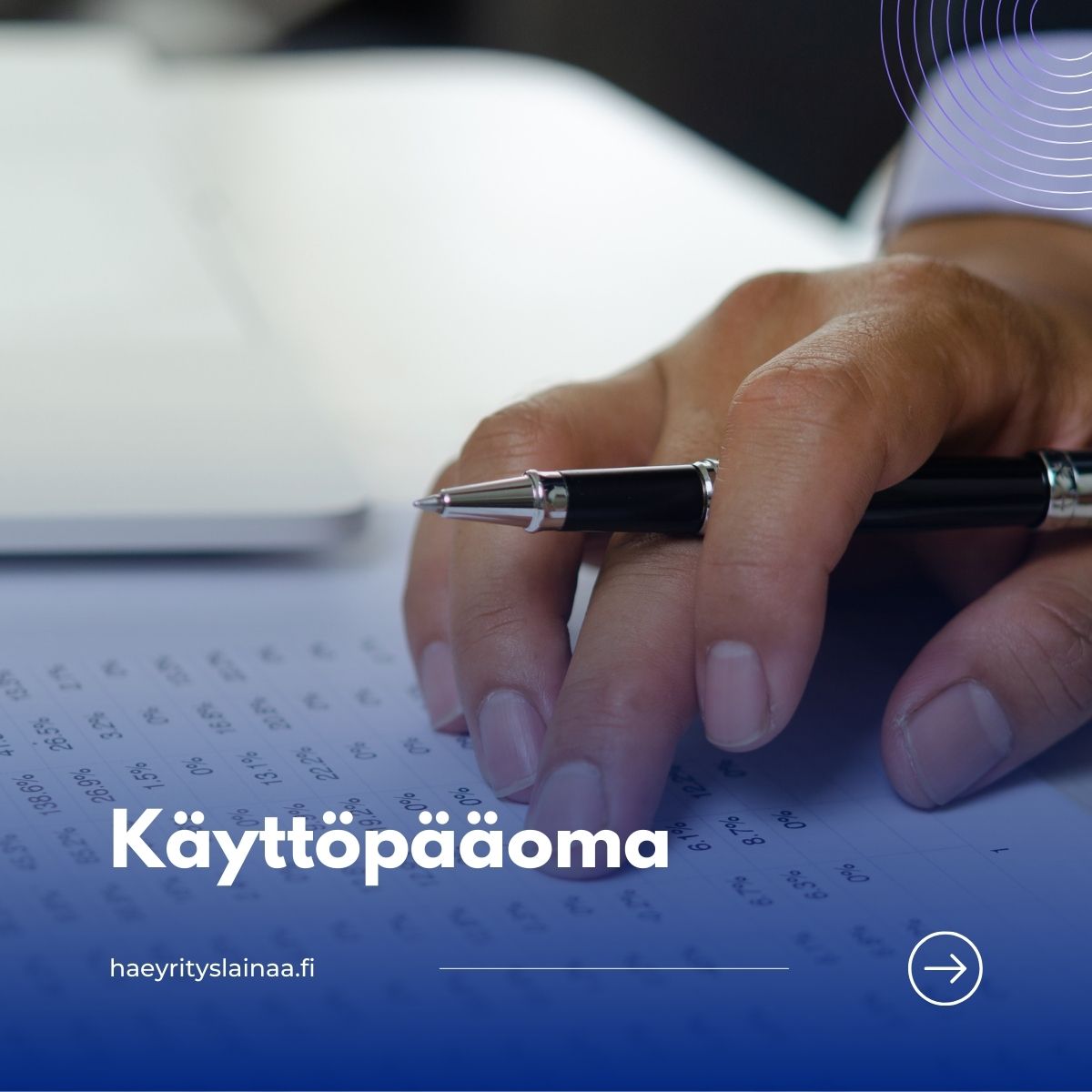 Käyttöpääoma yrittäjälle